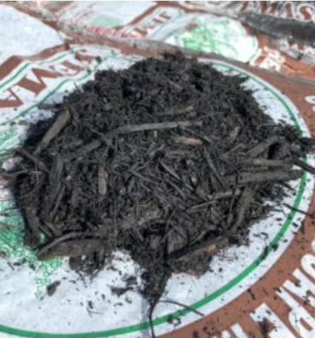 Black Colored Mulch (2 cu ft bag)